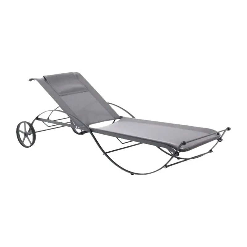 Dernière Chance Outdoor Bench and Sunlounger AURORA GraphiteUNOPIÙ