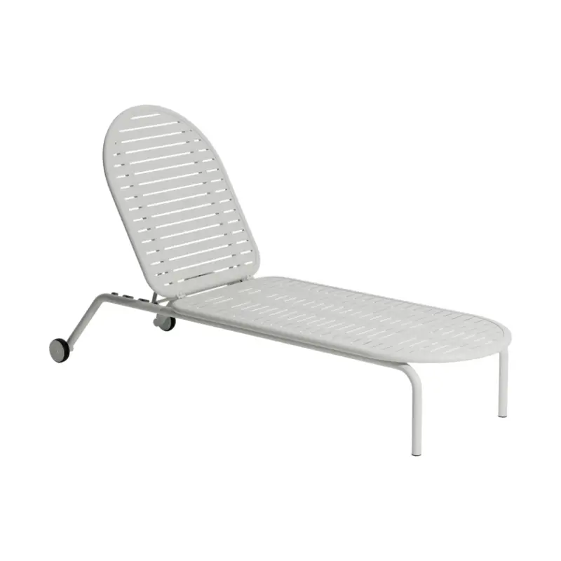 Outdoor Bench and Sunlounger WEEK-END Sunbed Pearl GreyPETITE FRITURE Achat Immédiat