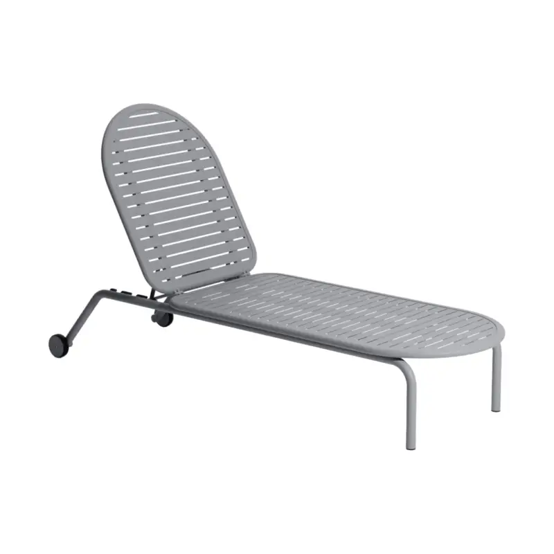Outdoor Bench and Sunlounger WEEK-END Sunbed Stone GreyPETITE FRITURE Meilleur Choix
