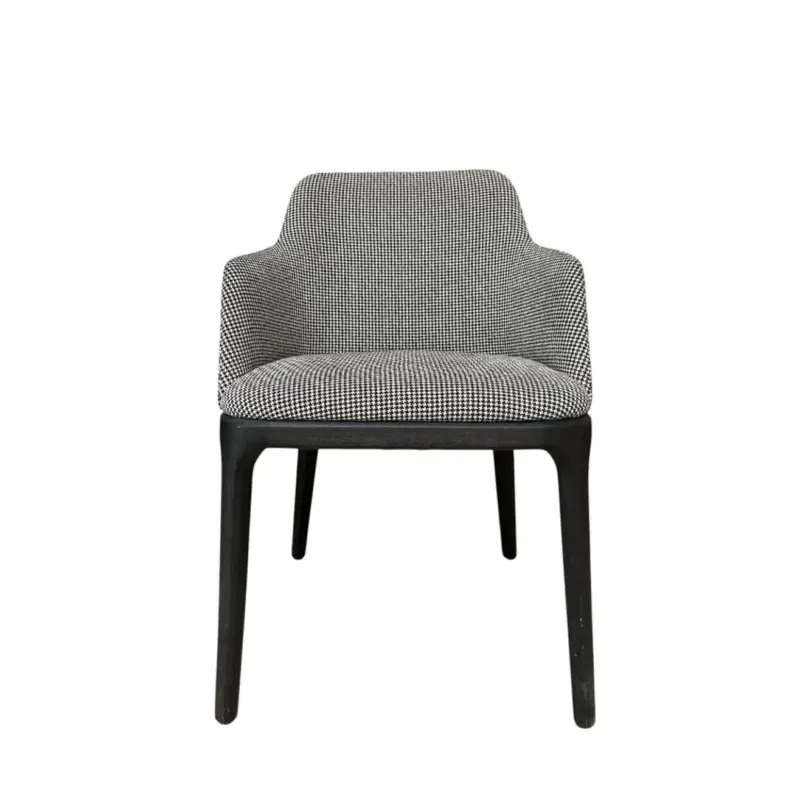 Chaise GRACE noir et blancPOLIFORM Affaire À Saisir