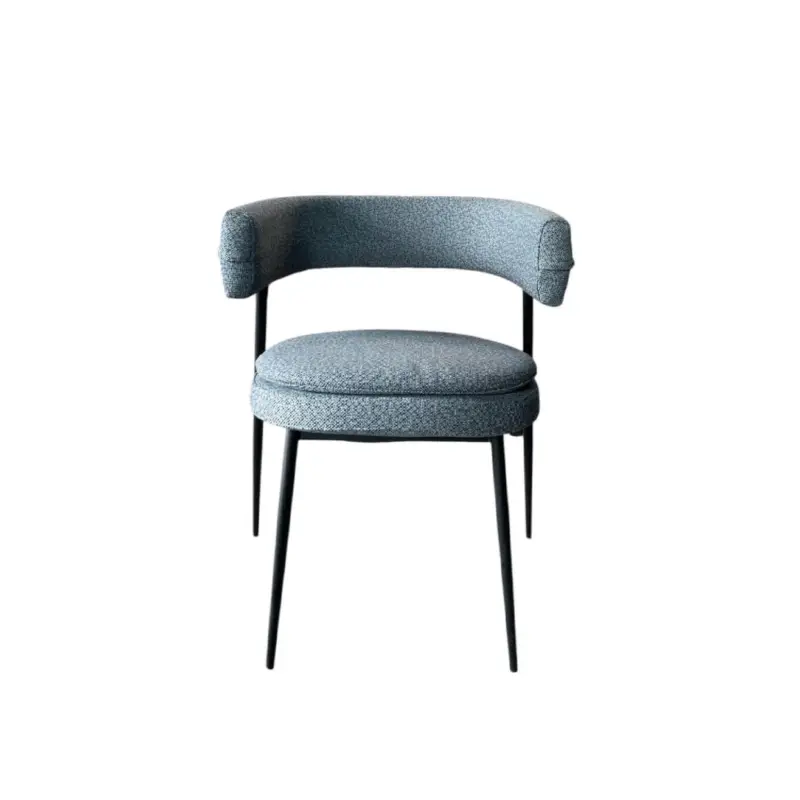 Dining Chair NENA Grey blue / Yellow FabricZANOTTA Bon Plan