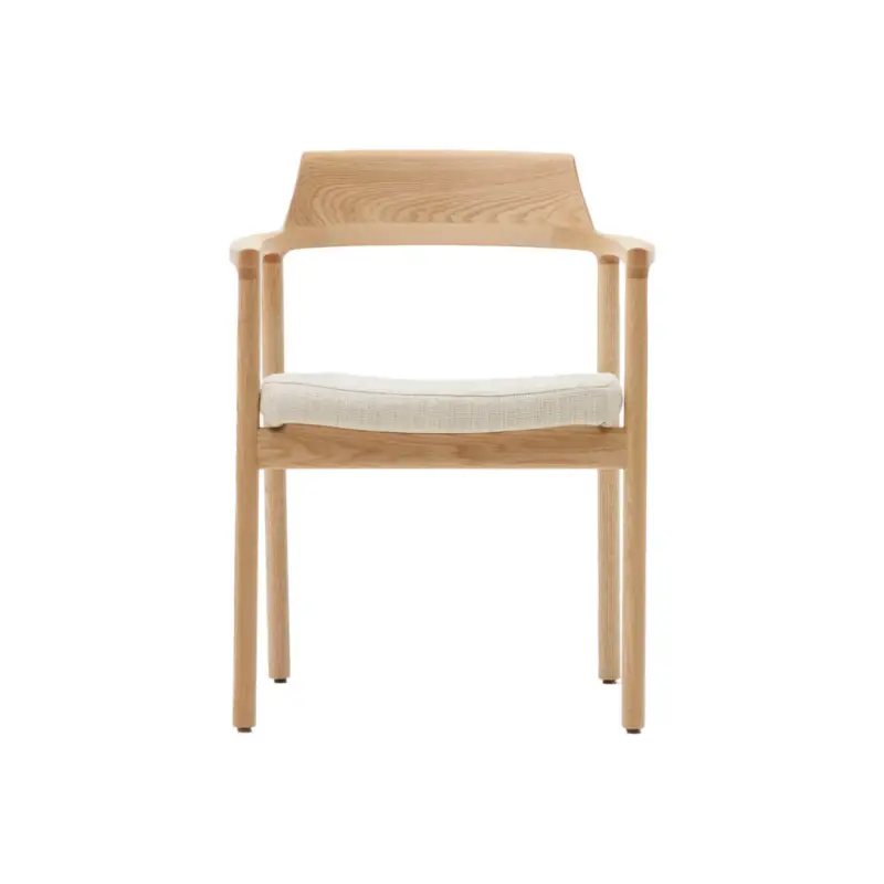 Chaise ALOCS Chêne naturel / Tissu Jandi beigeKAVE HOME Produit De Marque