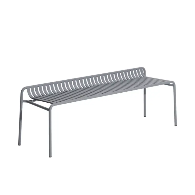 Banc extérieur WEEK-END sans dossier Gris PierrePETITE FRITURE Livraison Express