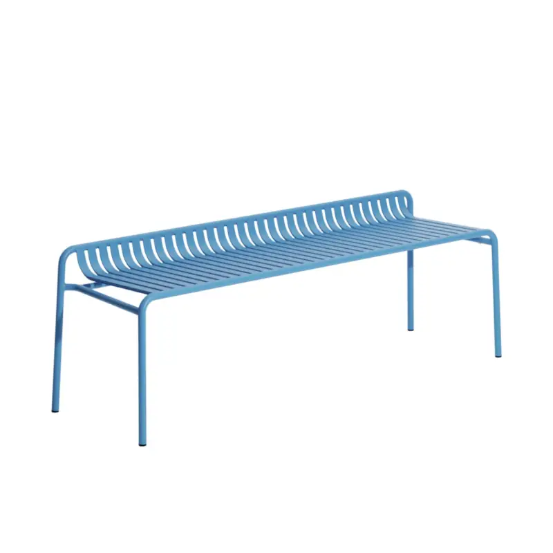 Banc extérieur WEEK-END sans dossier Bleu CielPETITE FRITURE Offre Du Jour
