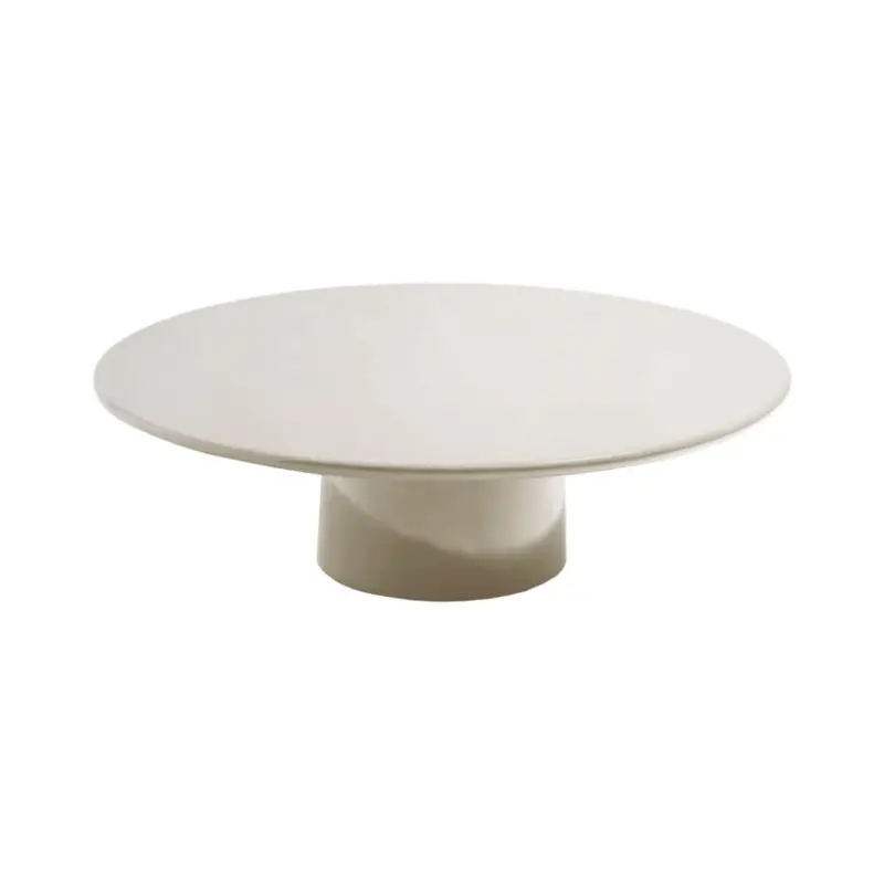 Table basse extérieure ALBANELLA Ø 110 Blanc brillantKAVE HOME Promotion Saisonnière