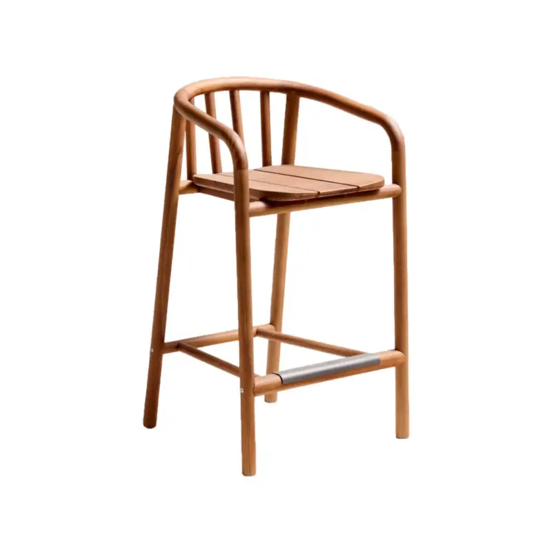 Outdoor Stool TURQUETA TeakKAVE HOME Expédié Aujourd'hui