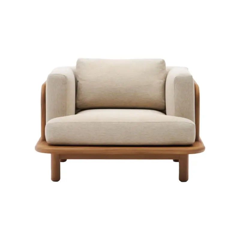 Marque Outdoor Lounge Chair TURQUETA TeakKAVE HOME