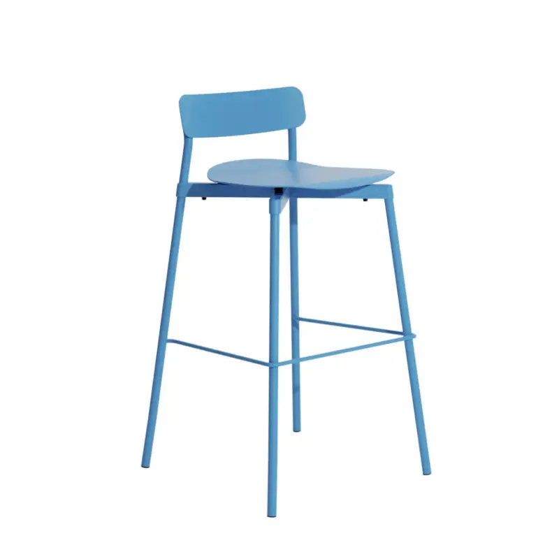 Bar Stool FROMME H75 Sky BluePETITE FRITURE Vente Directe