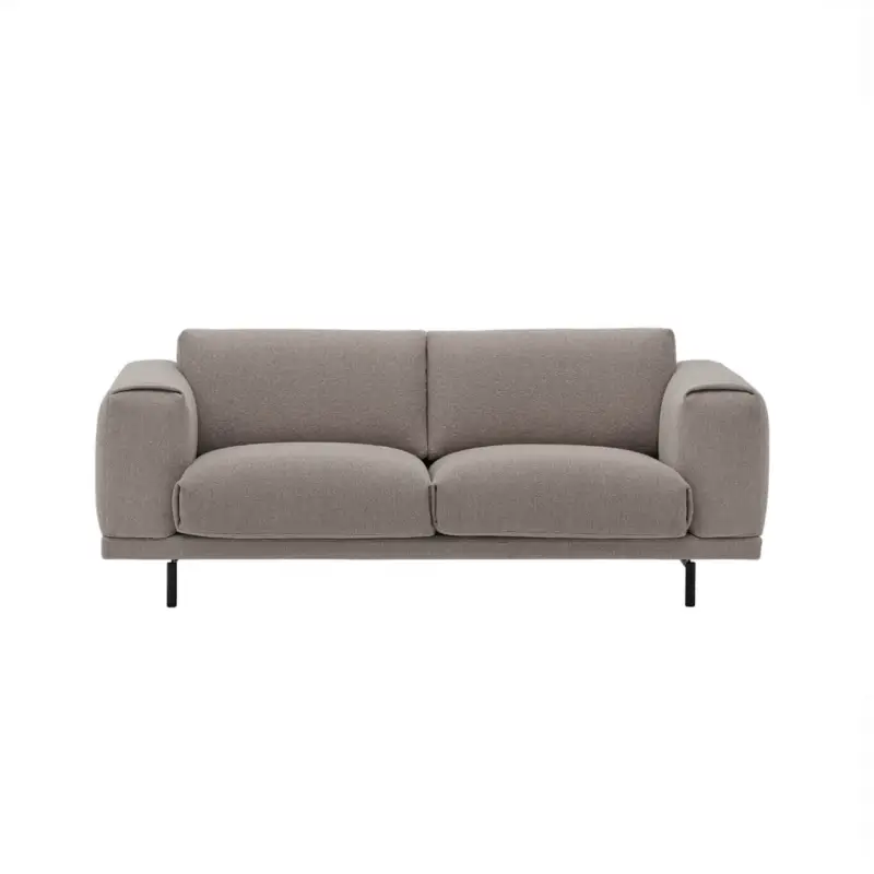 Canapé REST 2 places Pieds métal Hearth 6MUUTO Pas Cher