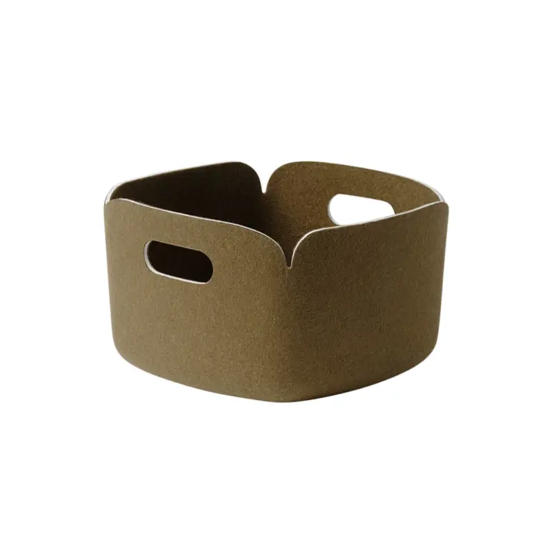 Petit rangement RESTORE 28x28 Vert marronMUUTO Remise