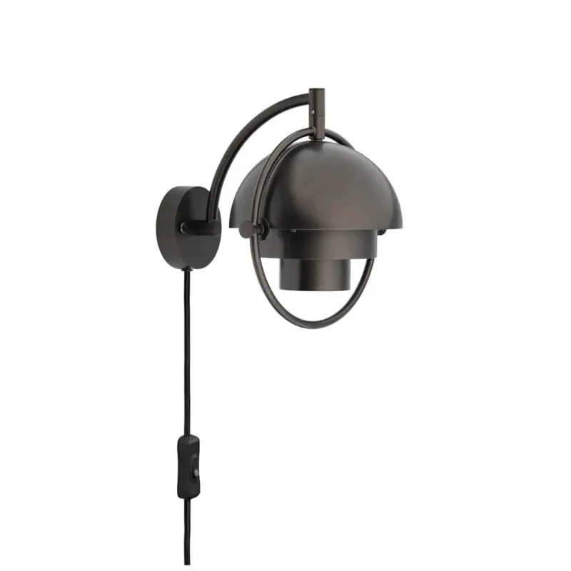 Applique MULTI-LITE Laiton noir / noirGUBI Haute Qualité