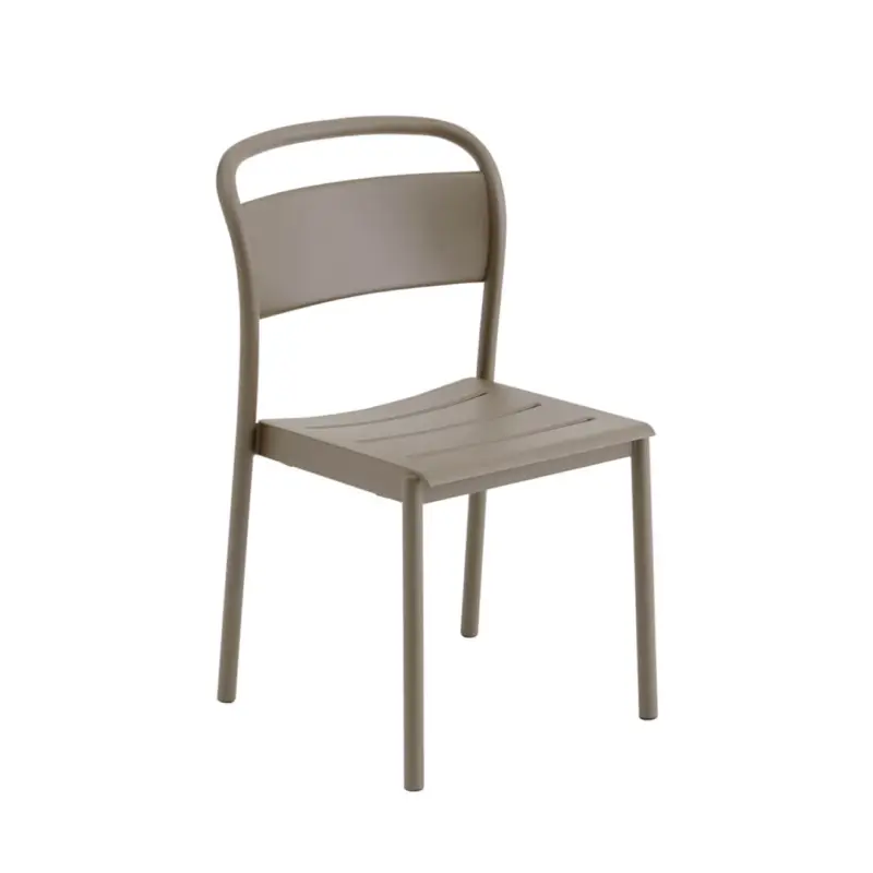 Produit De Marque Chaise extérieure LINEAR STEEL TaupeMUUTO