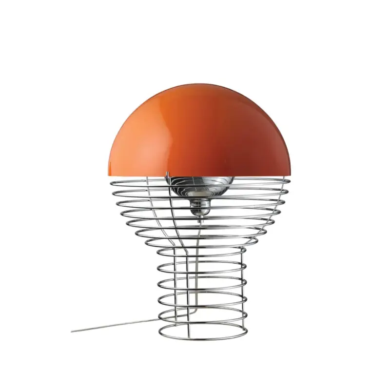 Promotion Saisonnière Table Lamp WIRE Ø 30 OrangeVERPAN