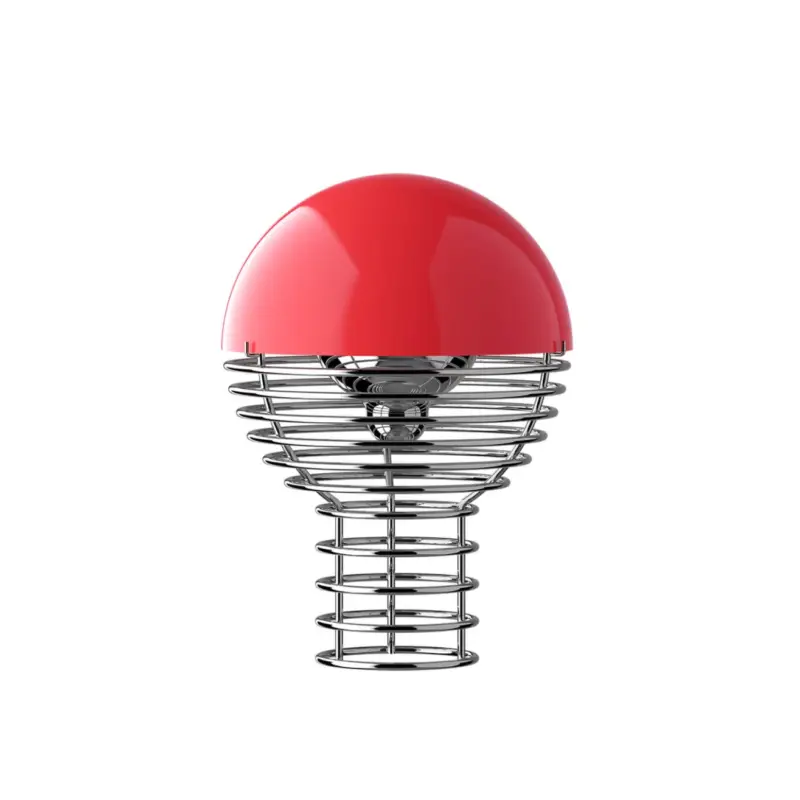 Lampe sans fil WIRE PORTABLE Ø 18 RougeVERPAN Retour Gratuit