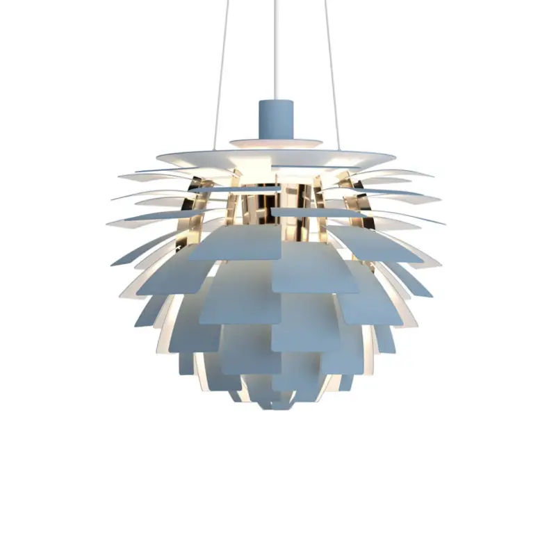 Pendant Light PH ARTICHOKE Ø48 Dusty Blue / BrassLOUIS POULSEN Remise