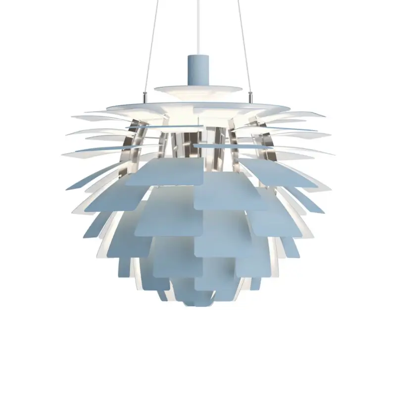 Suspension PH ARTICHOKE Ø60 Bleu cendré / ChromeLOUIS POULSEN Usine Directe