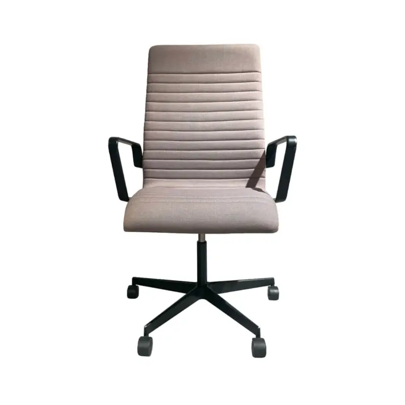 Office Chair OXFORD Grey Steelcut Fabric / BlackFRITZ HANSEN Super Prix