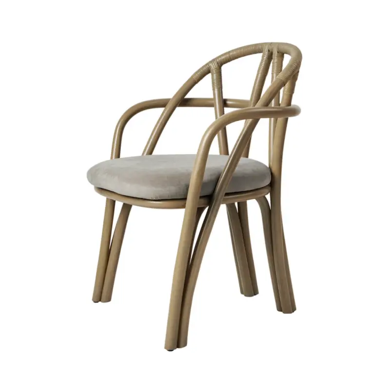 Chaise BISTRA Rotin olive / Fustagno 003GUBI Prix Cassé