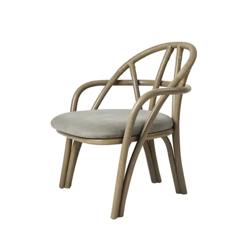 Nouvel Arrivage Easy chair BISTRA Olive Rattan / Fustagno 003GUBI