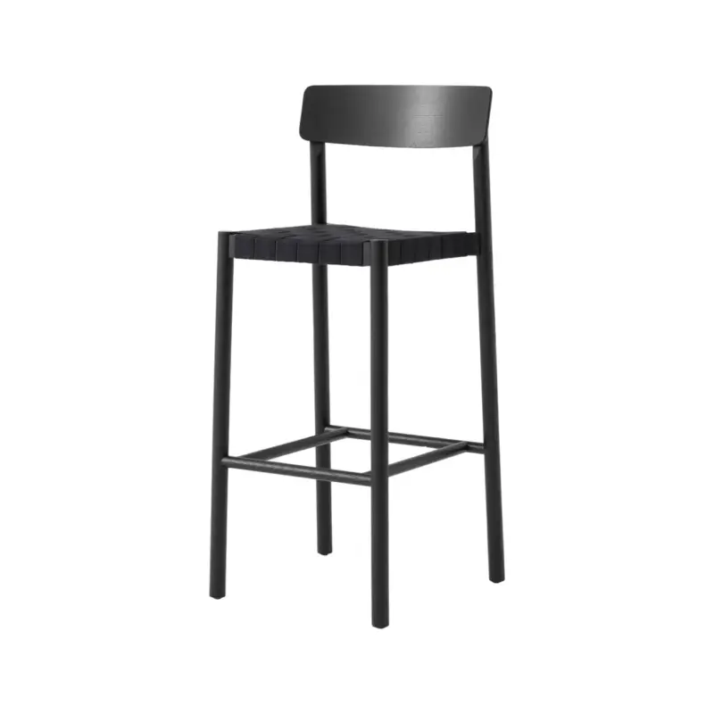 Bar Stool BETTY TK15 Black ash / BlackAND TRADITION Satisfait Ou Remboursé