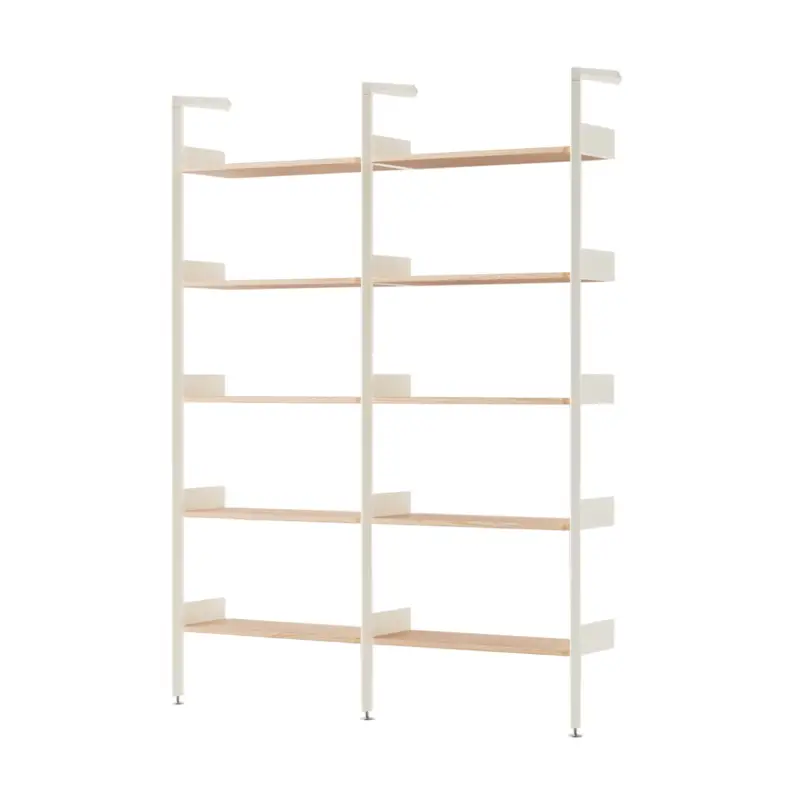 Etagère ROMBE Configuration A Blanc Albâtre / ChêneAND TRADITION Meilleur Prix