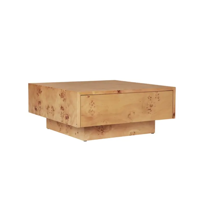 Table basse BURL STORAGE NaturelFERM LIVING Authentique