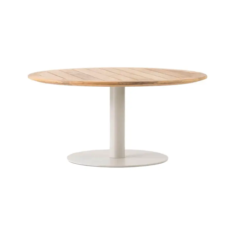Outdoor Table BELLAGIO Ø 140 Solid Natural TeakMINOTTI Super Prix