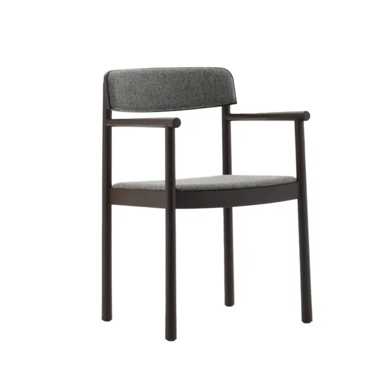 Dining Chair TIMB with armrests Brown/ Hallingdal 368NORMANN COPENHAGEN Achat Immédiat