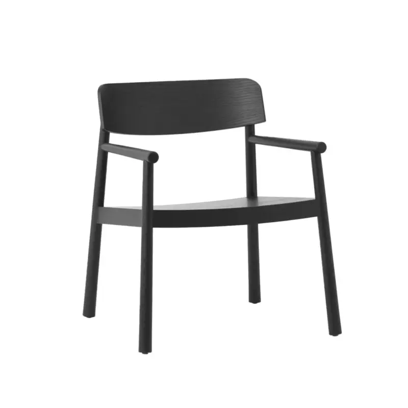Dernier Modèle Easy chair TIMB BlackNORMANN COPENHAGEN