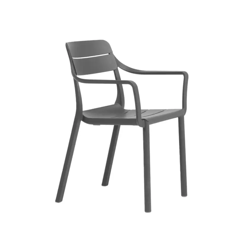 Produit De Marque Chaise extérieure CASSIA avec accoudoirs BasalteNARDI