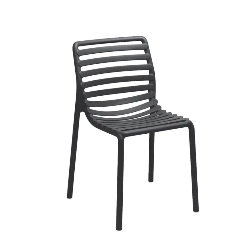 Offre Exclusive Outdoor Chair and Small Lounge Chair DOGA BISTROT AnthraciteNARDI