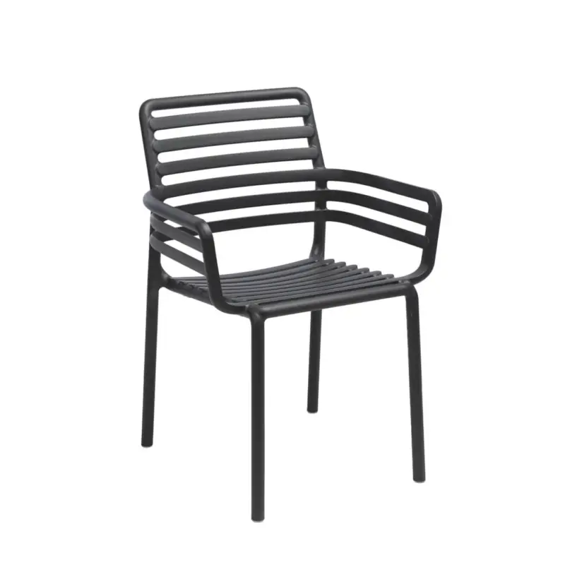 Chaise extérieure DOGA BISTROT avec accoudoirs AnthraciteNARDI Jusqu&rsquo;à Épuisement Des Stocks