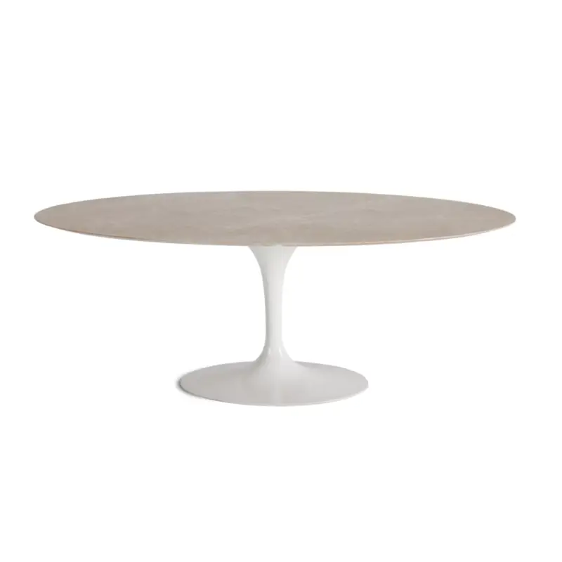 Prix Choc Table SAARINEN Ovale marbre Emperador Light satiné matKNOLL