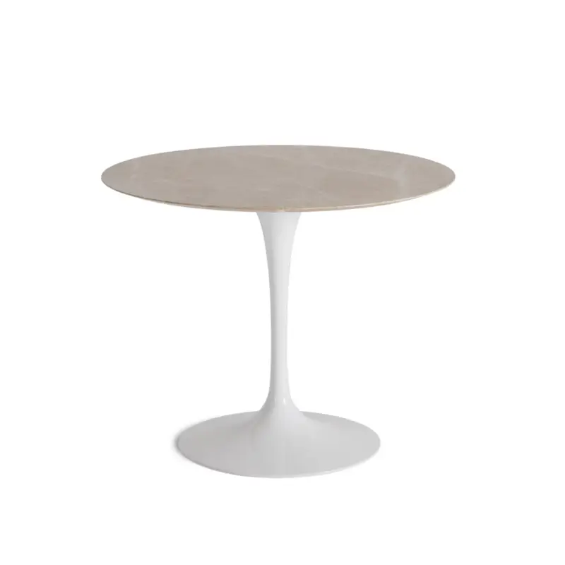 Table SAARINEN Marbre Emperador Light brillantKNOLL Nouvelle Collection