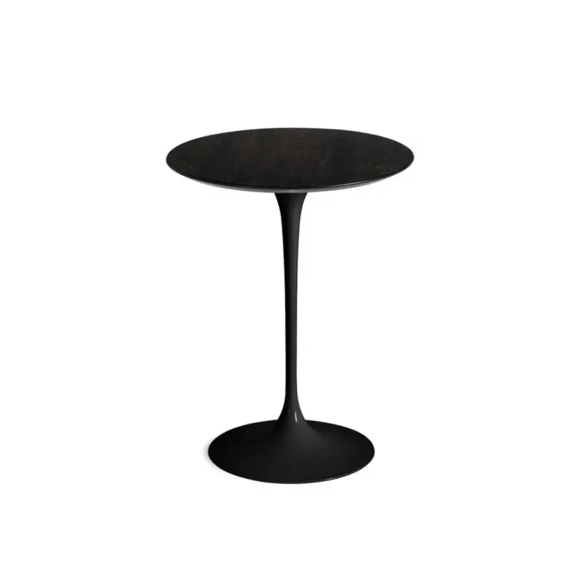 Prix Choc Side Table SAARINEN Topo NoirKNOLL