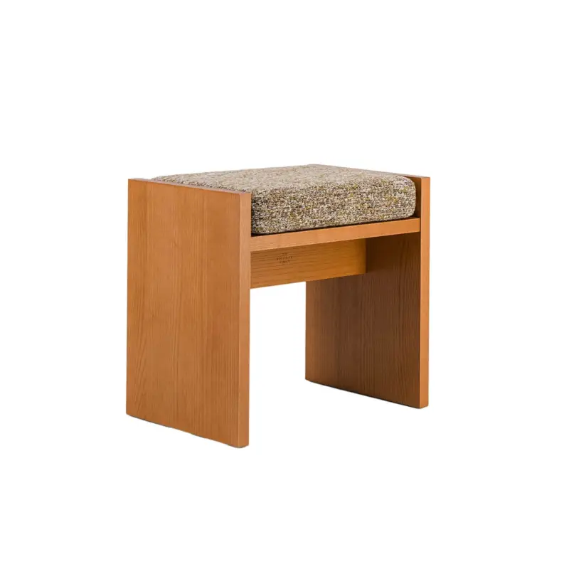 Tabouret CHIESA Tweed Marron et VertTHE SOCIALITE FAMILY Quantité Limitée