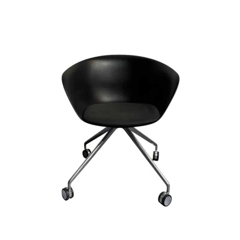 Fauteuil DUNA noir assise cuirARPER Prix Choc