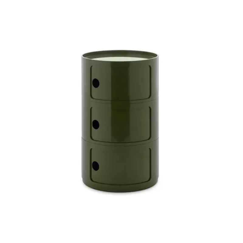 Nouveauté Meuble de rangement COMPONIBILI NEW BIG 3 tiroirs VertKARTELL