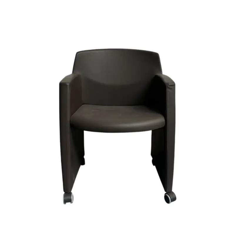 Réduction Fauteuil KLIPP Cuir marronKASTEL