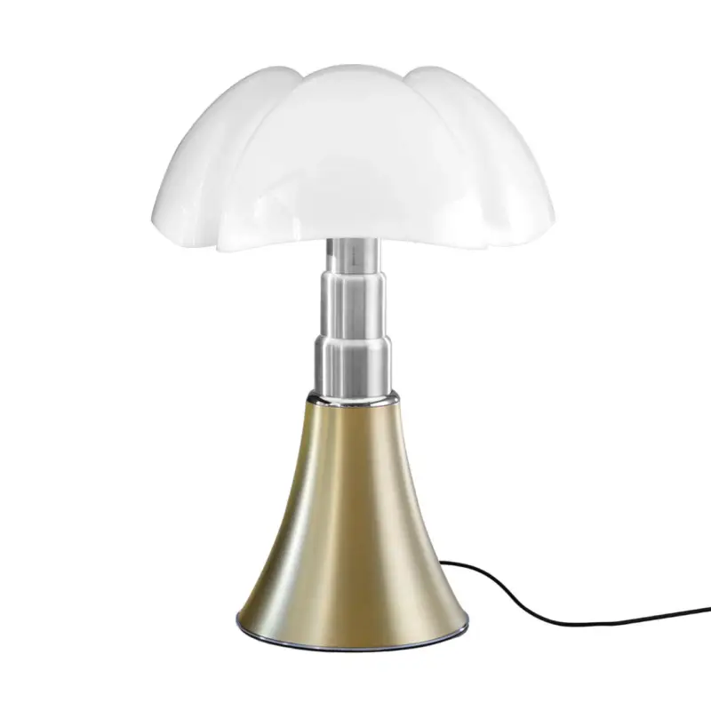 Lampe à poser PIPISTRELLO LED Laiton SatinéMARTINELLI LUCE Nouvelle Collection