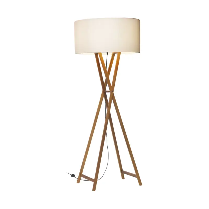 Lampadaire CALA P165 Chêne/Blanc PerleMARSET Retour Gratuit