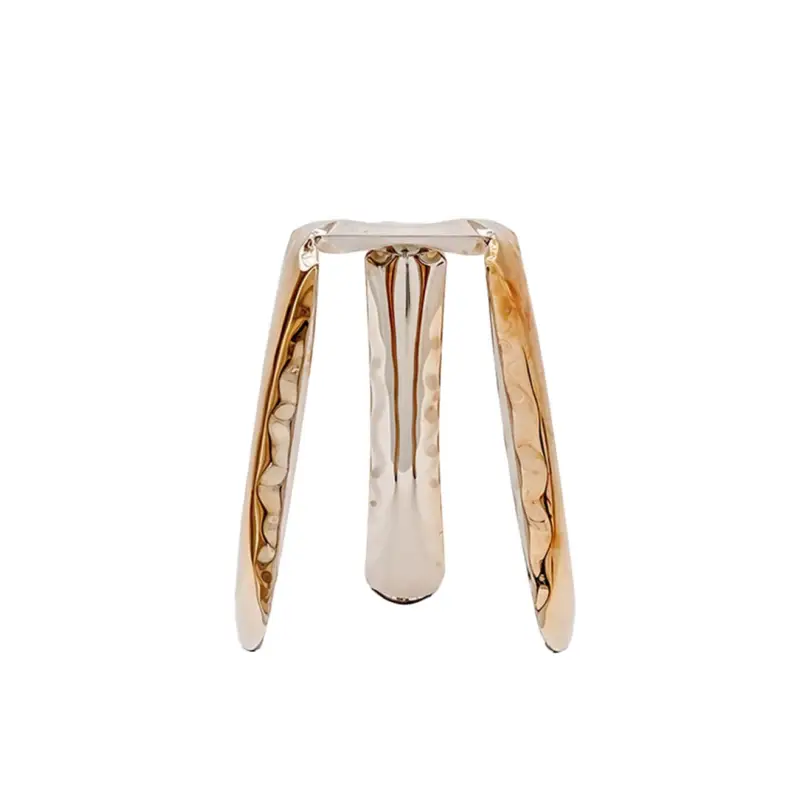 Affaire À Saisir Stool PLOPP KITCHEN Flamed goldZIETA
