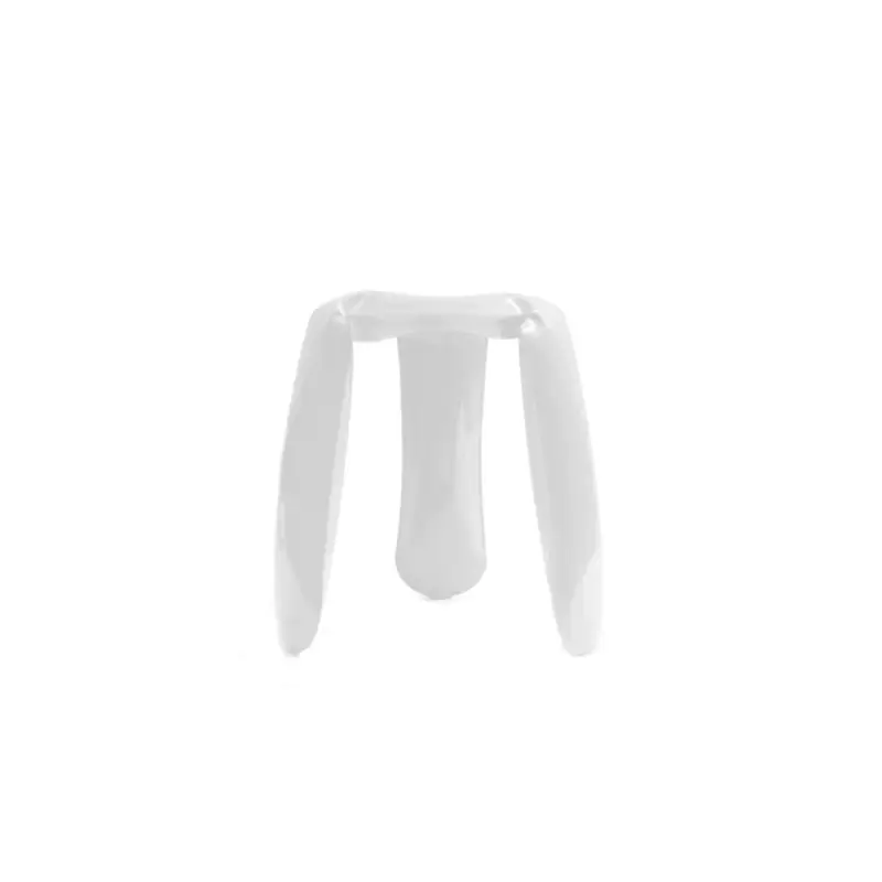Stool PLOPP MINI White glossyZIETA Jusqu'à Épuisement Des Stocks