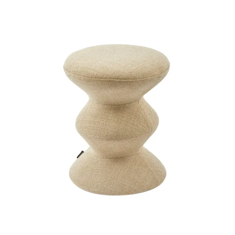 Expédition Rapide Stool SOFT ZIG ZAG Smooth BeigePOLSPOTTEN