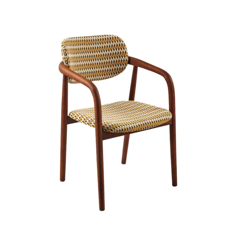 Réduction Dining Chair HENRY Geo OchrePOLSPOTTEN