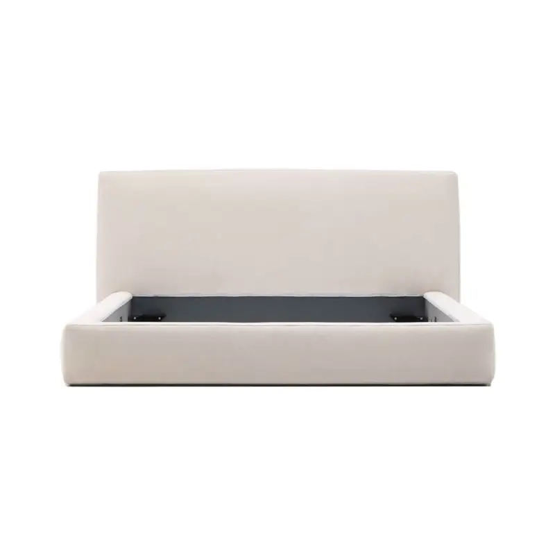 Lit BLOK cadre de lit BeigeKAVE HOME Prix Cassé