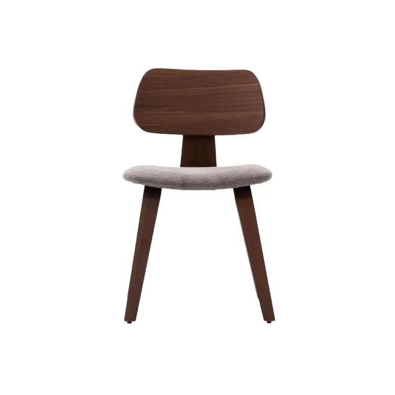 Chaise GENA Chenille Beige / NoyerKAVE HOME Prix Cassé