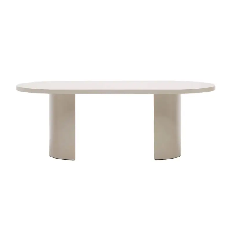 Acheter En Ligne Dining Table NEALY W 240 Lacquered EcruKAVE HOME