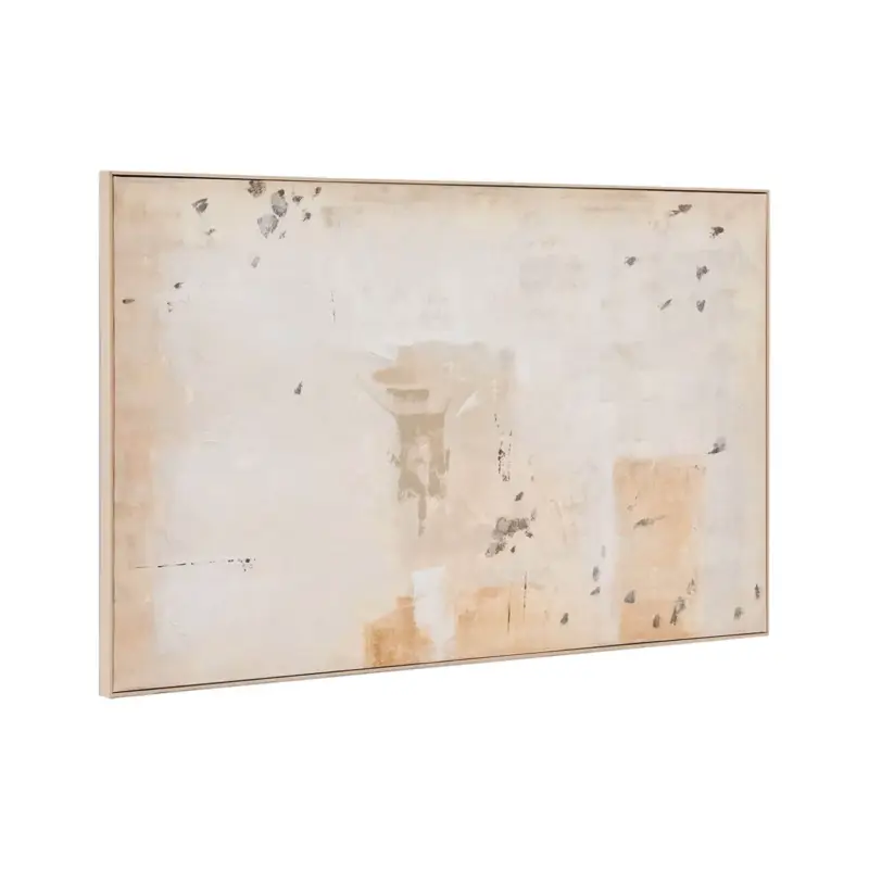 Objet décoratif Tableau abstrait SILPA Beige FoncéKAVE HOME Meilleur Choix