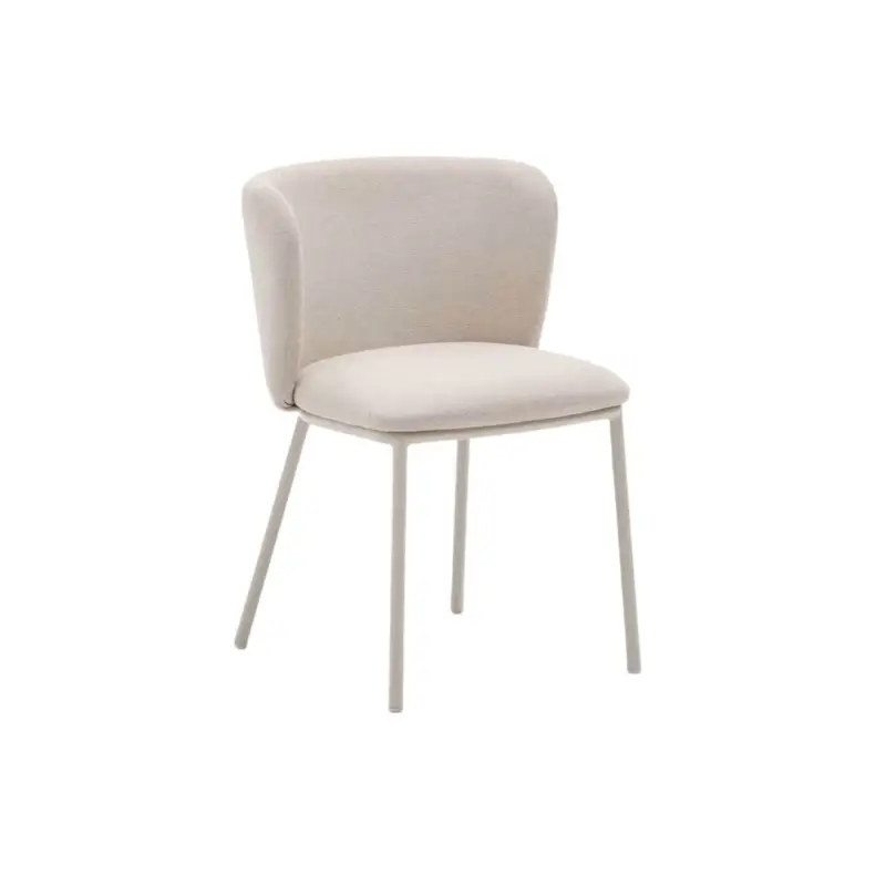 Dining Chair CISELIA Chenille Beige / BeigeKAVE HOME Nouvel Arrivage